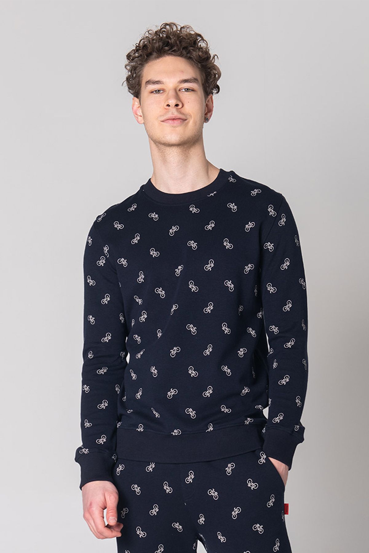 JOHN FRANK IDENTITY SWEATSHIRT NAVY - 1